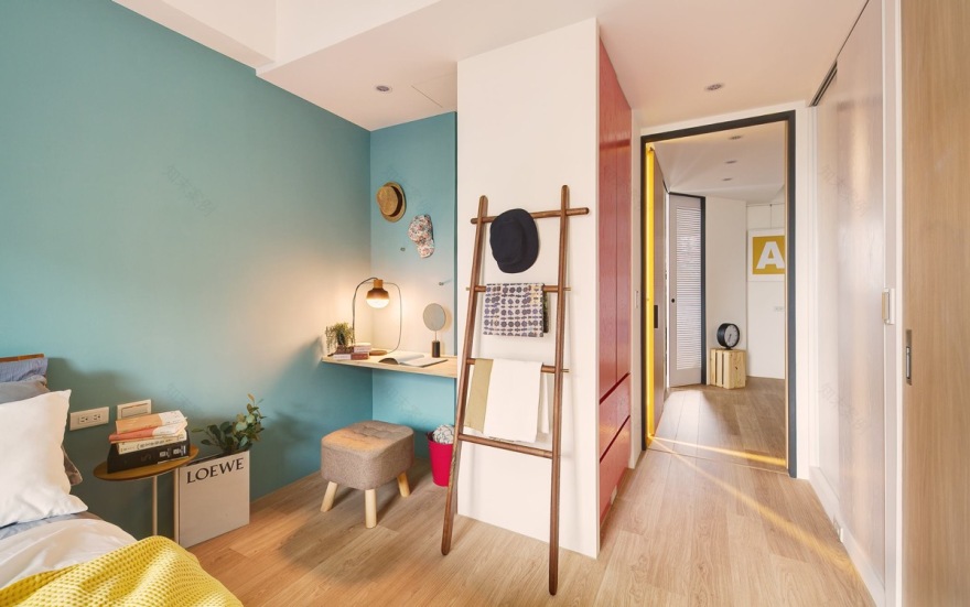 台湾两小公寓色彩改造丨中国台北-18