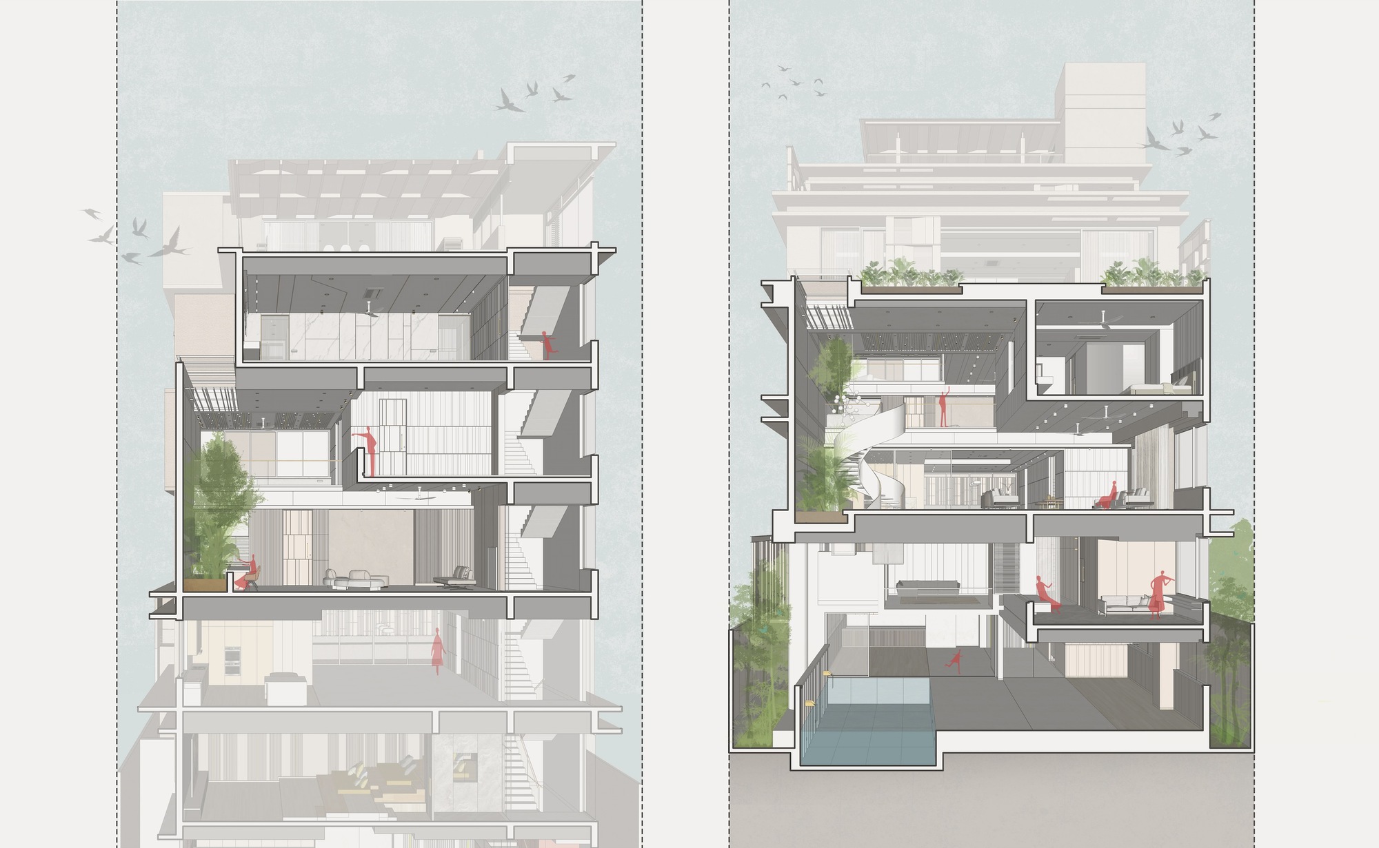 银禧台住宅丨印度丨Spacefiction Studio-58