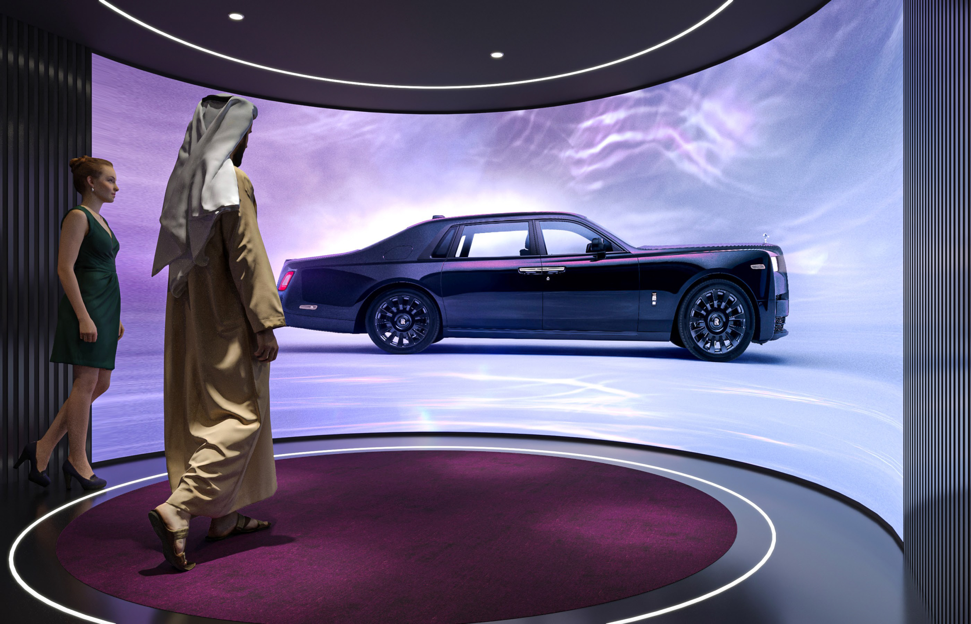 劳斯莱斯弹出式展示（具体含义需根据语境判断，如果这里POP UP是指弹出式店铺、活动等，常见可理解为劳斯莱斯快闪店 ，若为游戏等场景可能是劳斯莱斯弹出窗口；这里按宽泛的弹出式展示翻译，若有更多语境可更精准翻译） -11