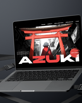 NFT COLLECTION AZUKI落地页