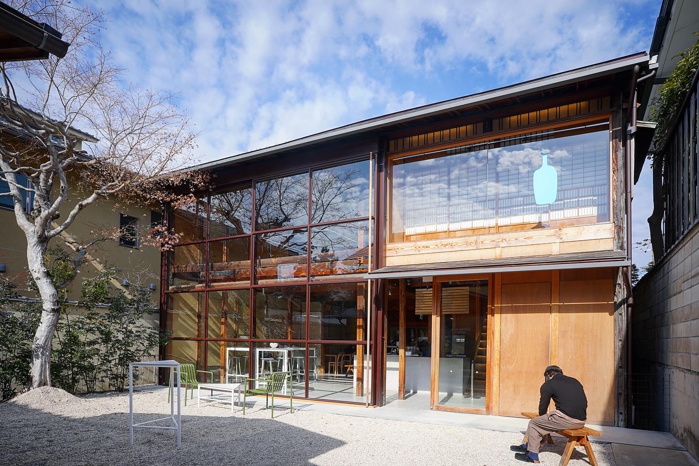 ブルーボトルコーヒー京都カフェ（蓝瓶子咖啡京都咖啡馆）丨日本京都丨長坂常・スキーマ建築計画（长坂常·架构建筑计划）-1