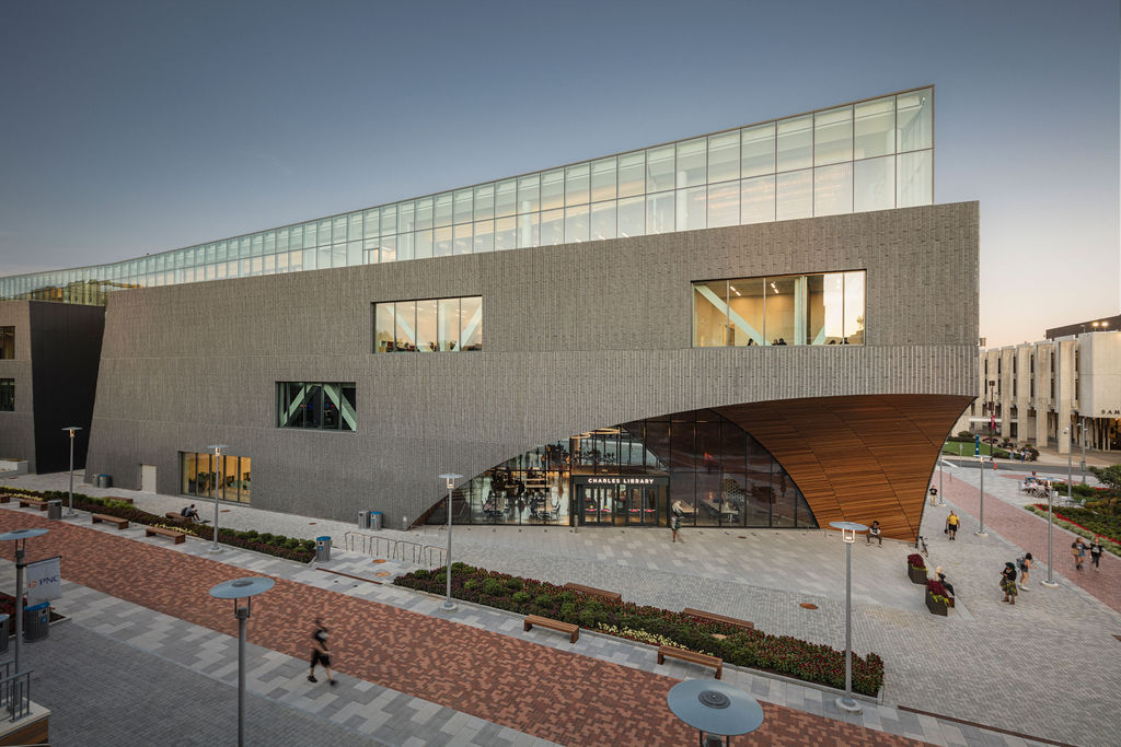 费城天普大学查尔斯图书馆丨美国费城丨Stantec与Snøhetta合作-5