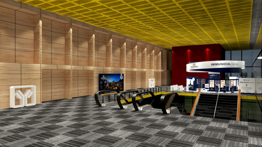 Immunocal Derma 化妆品展示台设计丨Stand Interactivo-2