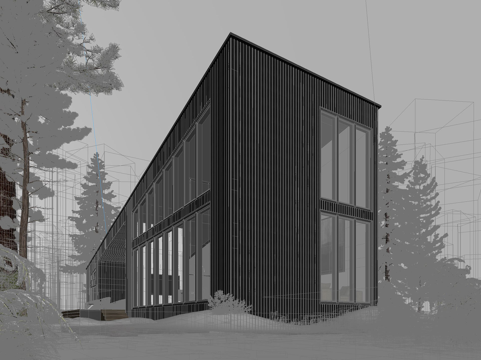 Zimowa建筑外观可视化-8