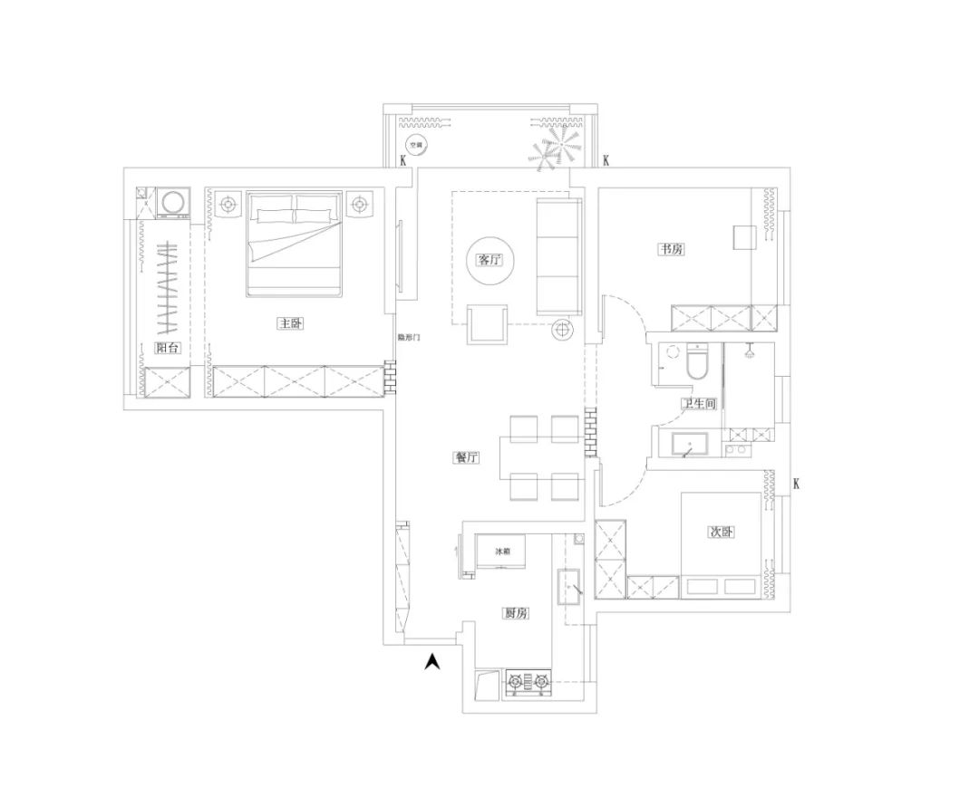 石家庄紫晶悦城现代风家居设计丨中国石家庄丨本居设计-9