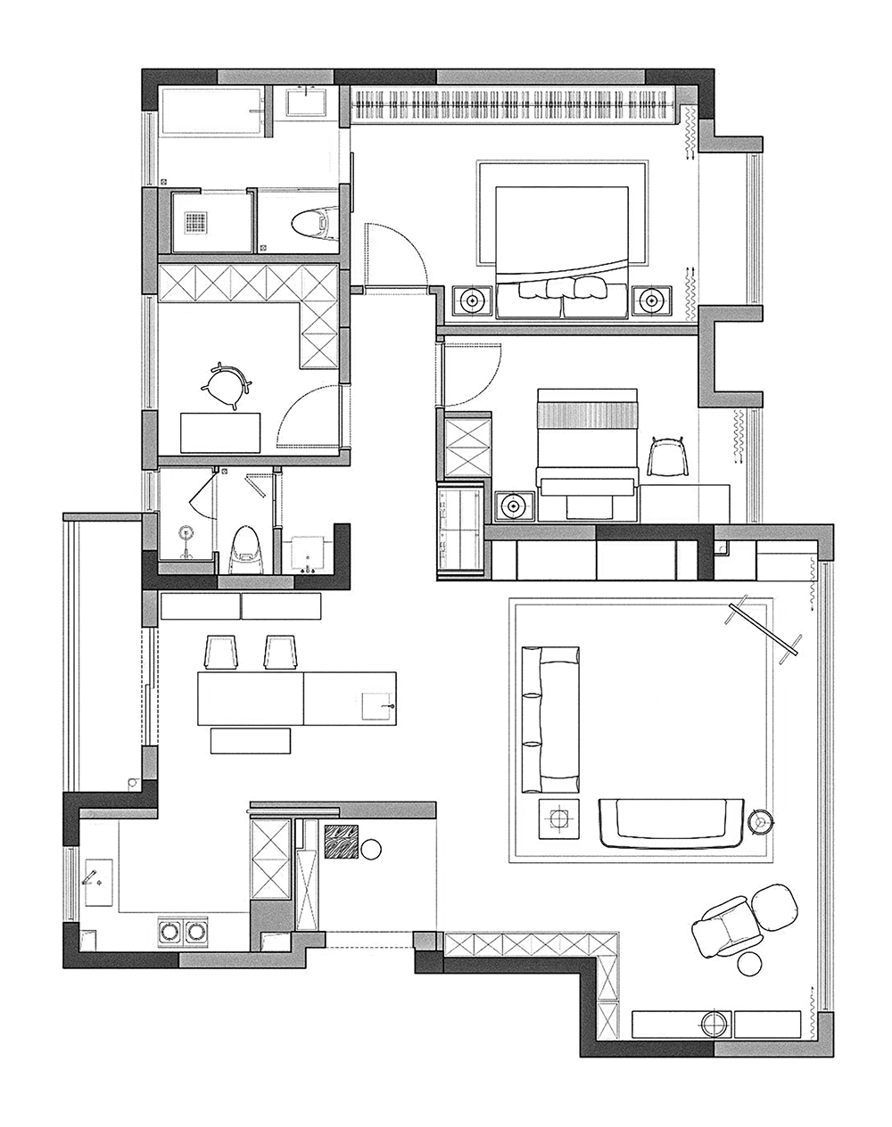 私宅设计｜中古风·慢生活丨中国安庆丨意境建筑设计-31