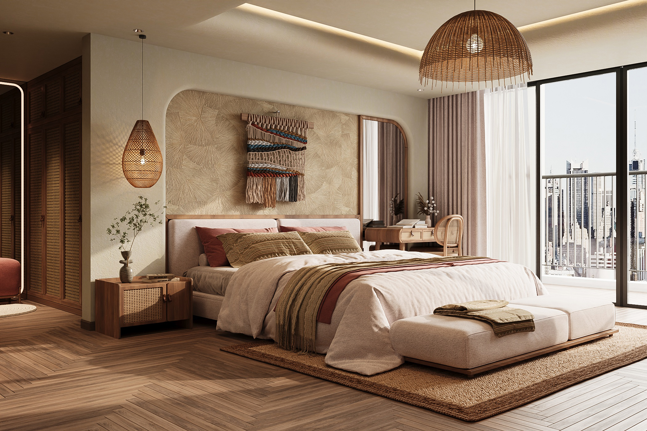 WABI SABI CONCEPT - MASTER BEDROOM-1