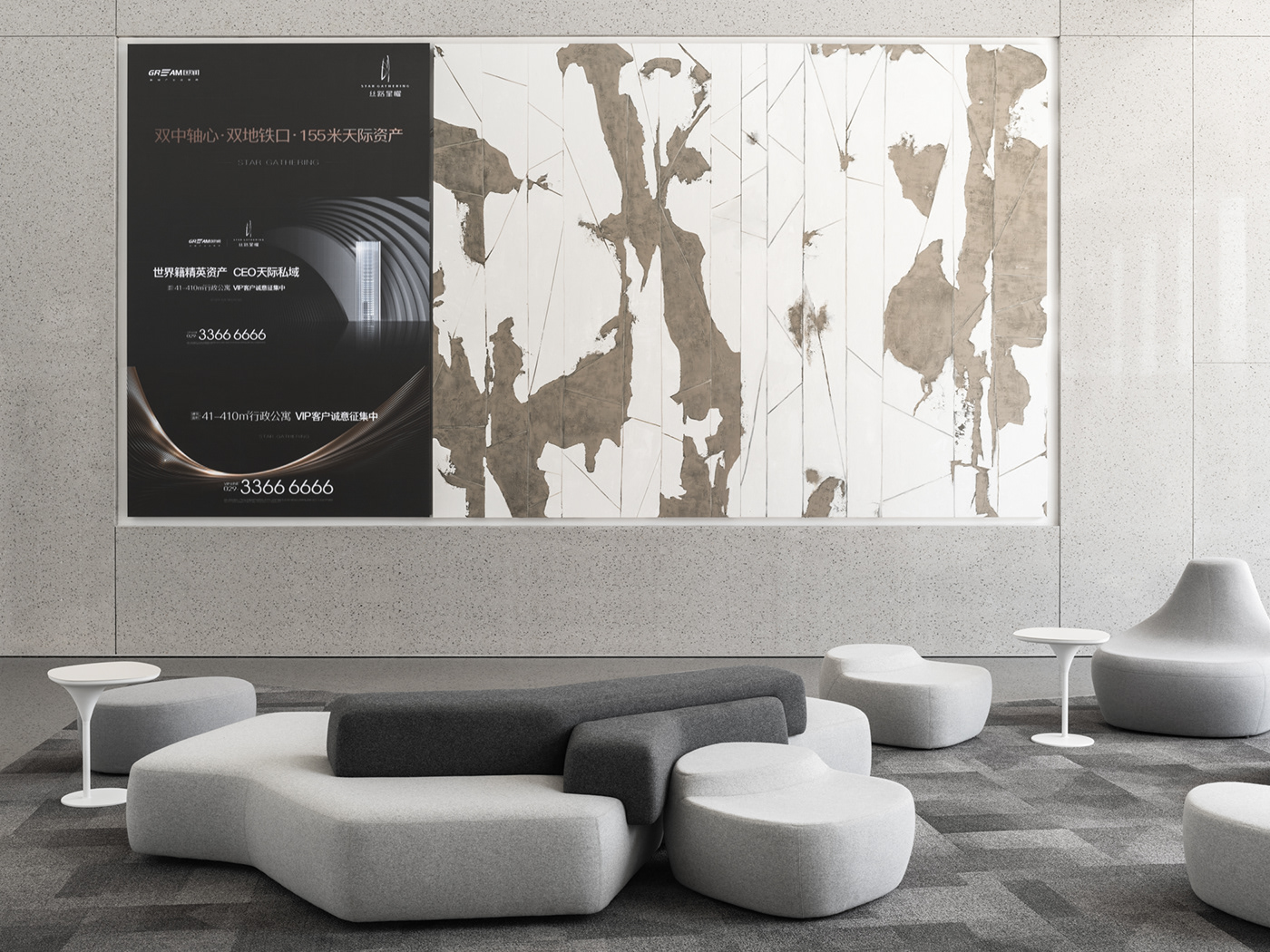 国润城 F1 写字楼大堂丨中国西安丨HONG Designworks-30