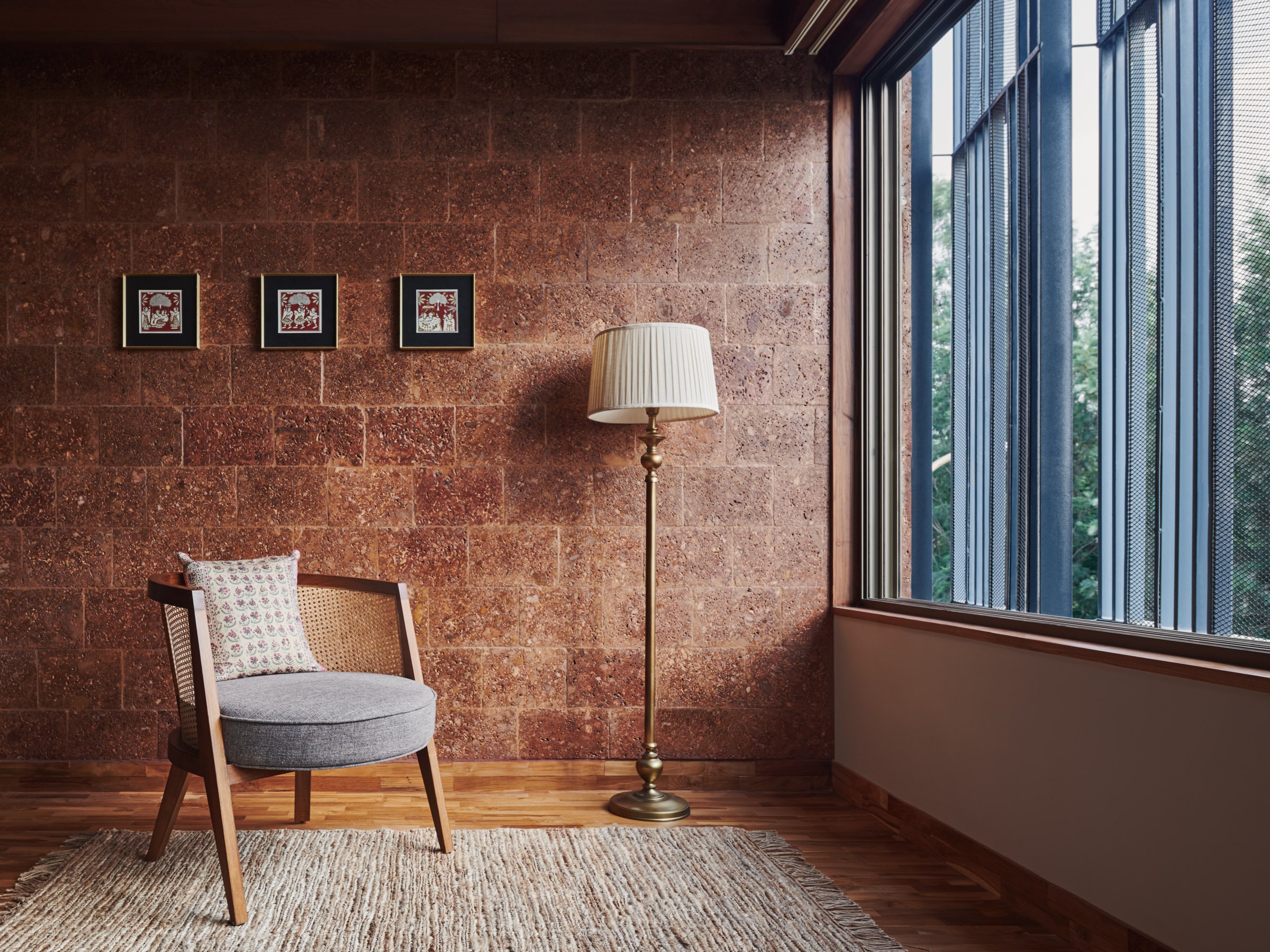 民族气息的朴实色调住宅丨印度班加罗尔丨Studio 4A-6