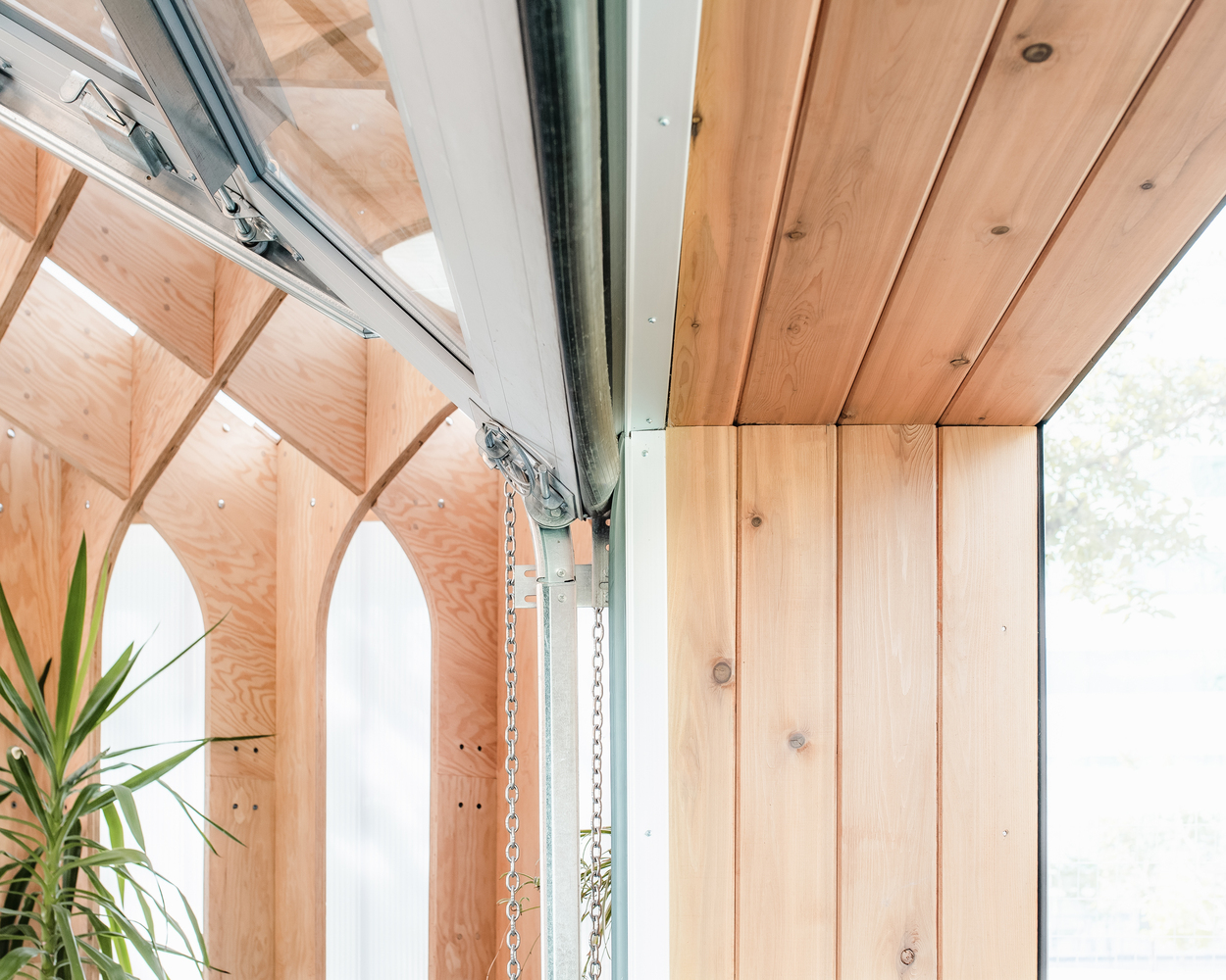 加拿大卡尔加里中央纪念公园木质曲线餐厅设计丨Studio North-38