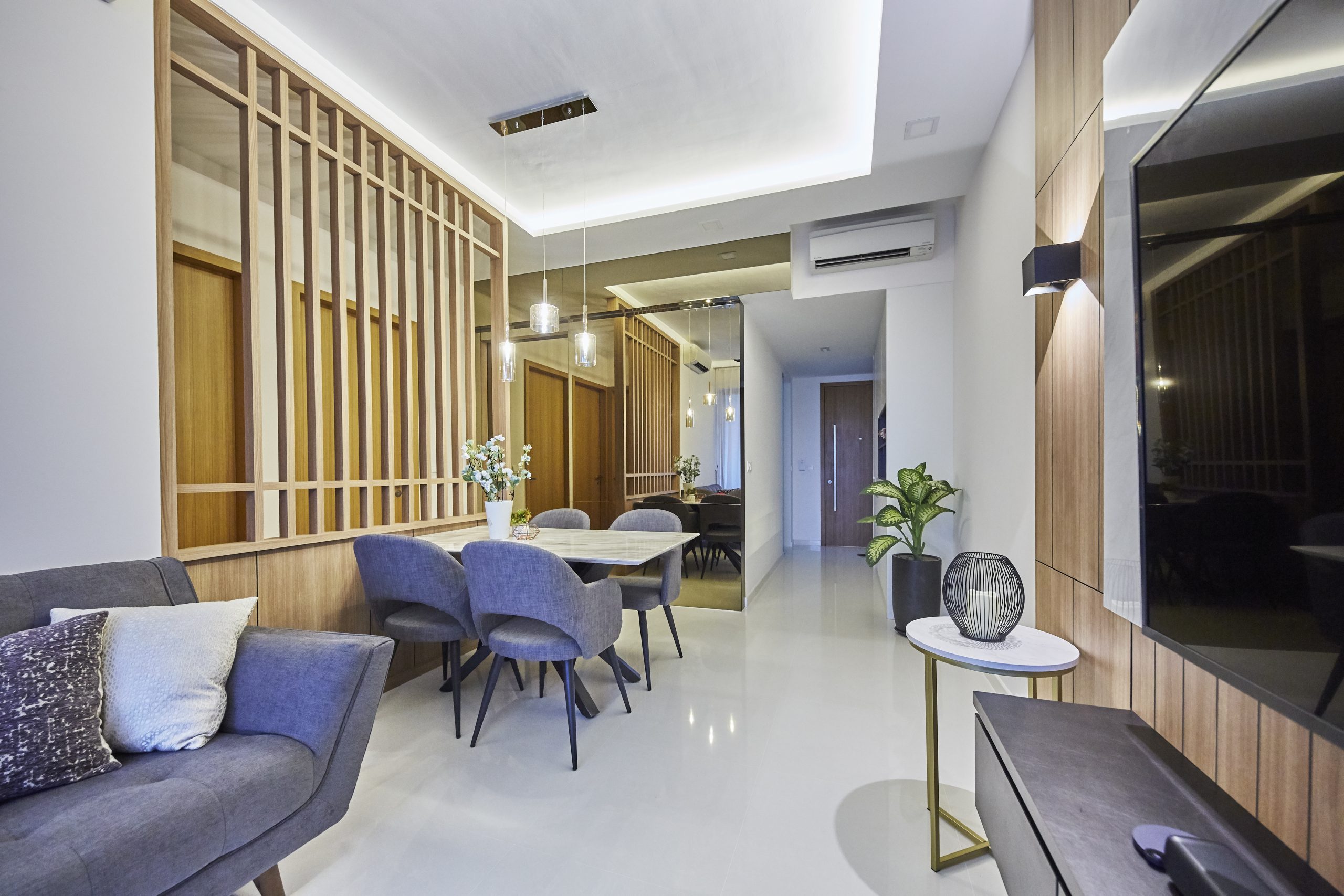 TRE Residences 3卧室公寓室内设计丨新加坡丨The Interior Lab-0