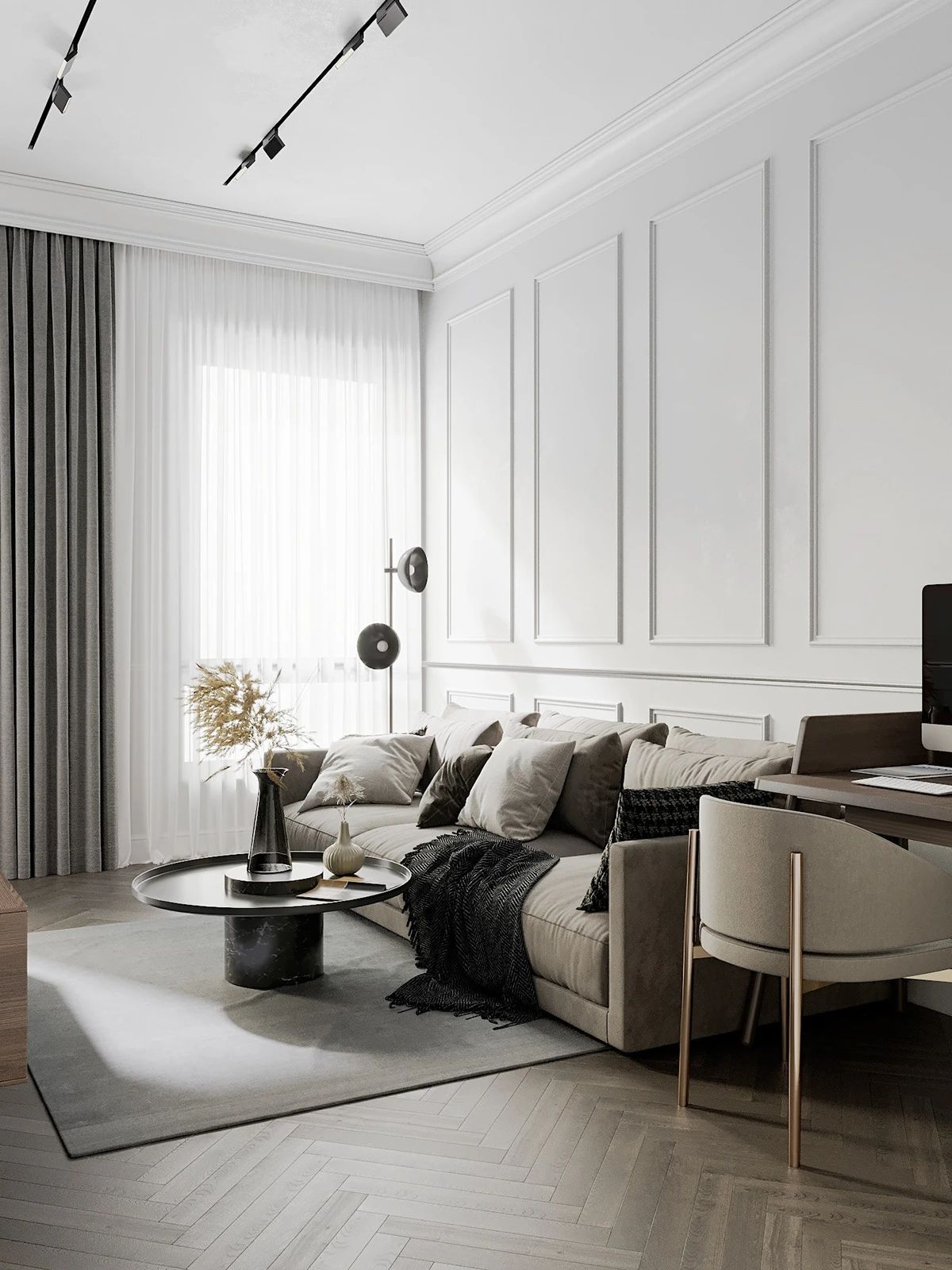 120㎡现代原木风公寓丨俄罗斯莫斯科丨Tanya Bykovskaya-21