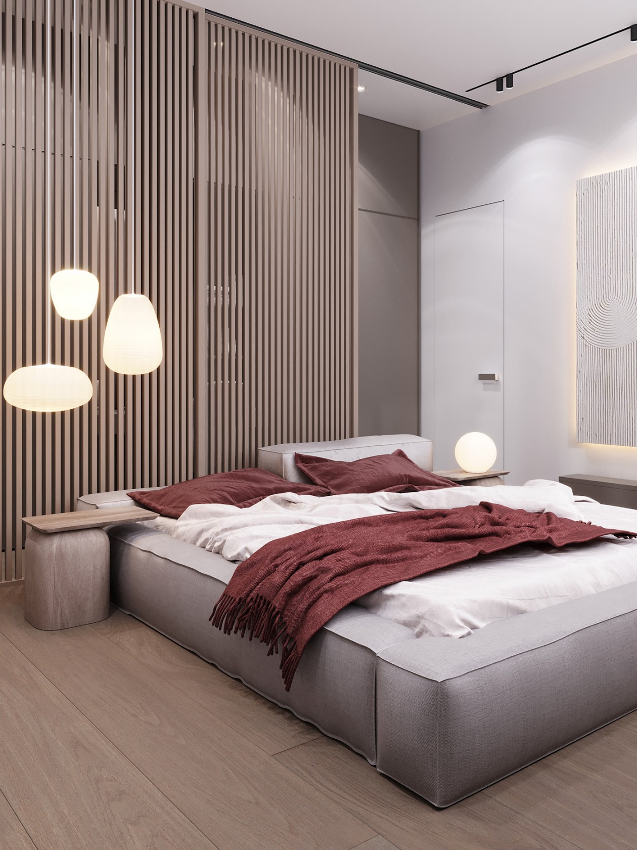 114㎡公寓高级灰+绿色 既清新又舒适-14