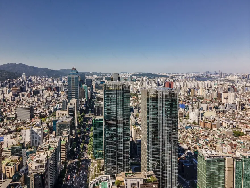 首尔中心区双子塔建筑丨韩国-27