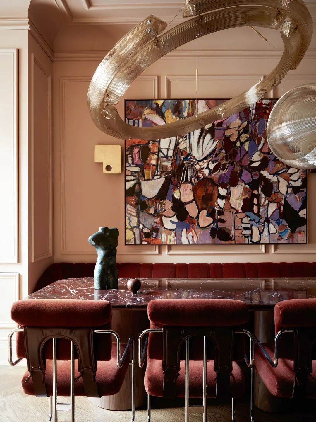 黑暗与暴风雨褐砂石丨美国新泽西丨水晶辛克莱设计-4