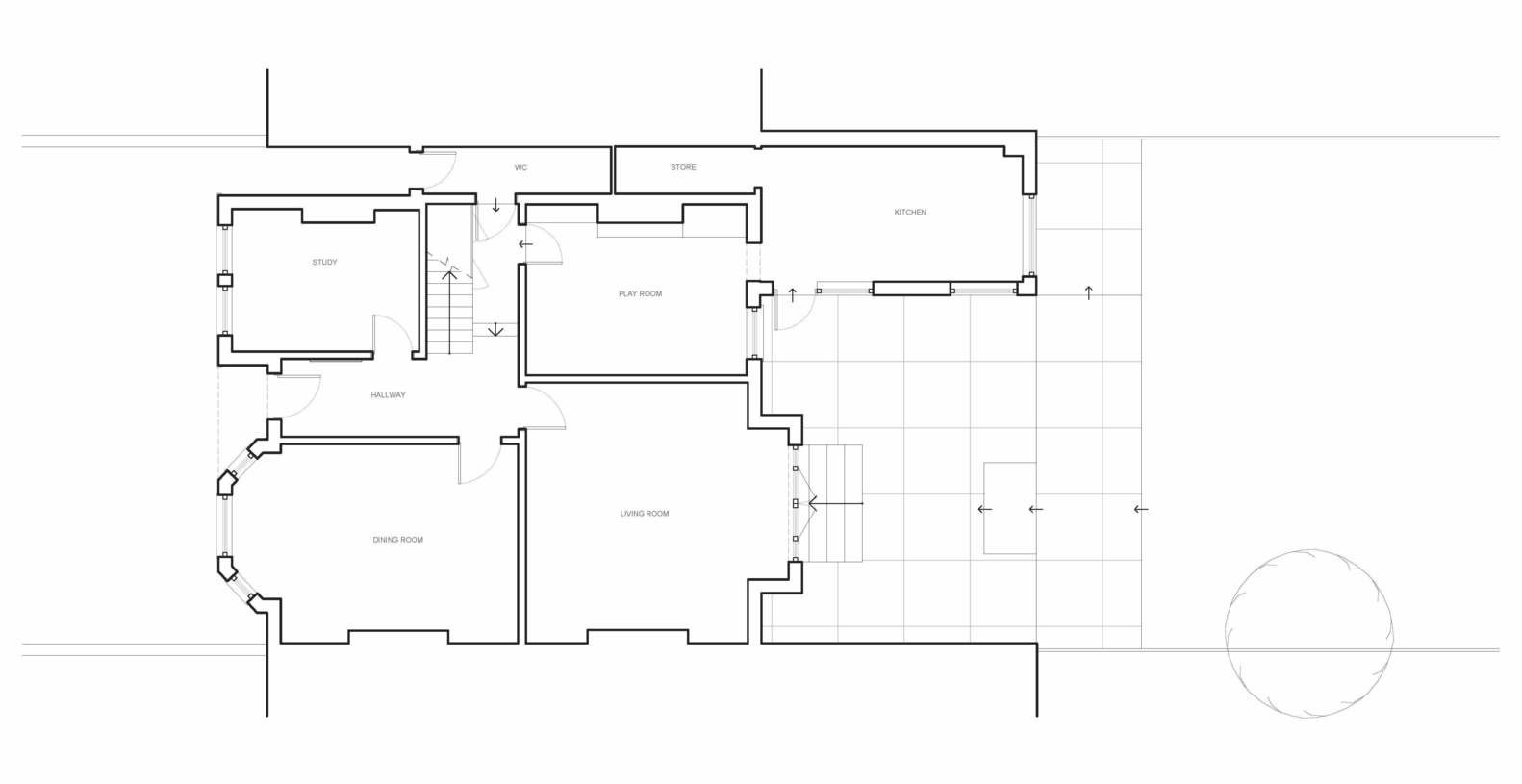 错层设计打造互动式家庭空间-10