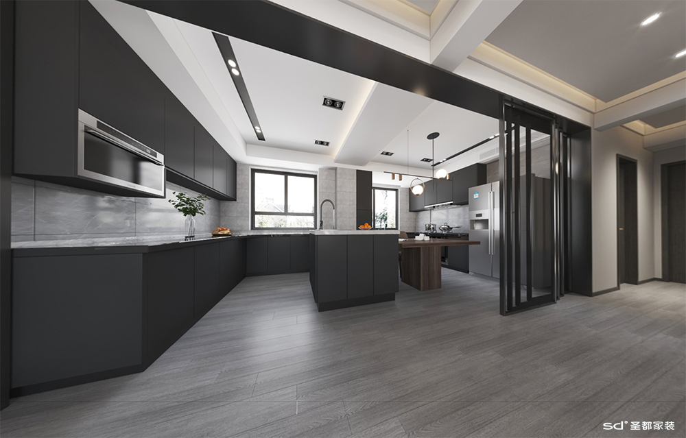 黑白灰极简丨中国浙江丨圣都家居装饰有限公司-11