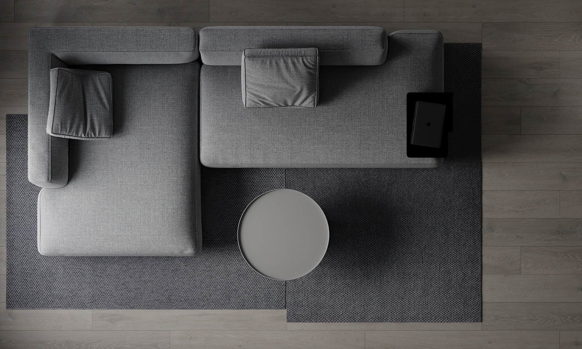 72平 小户型现代简约空间设计-2