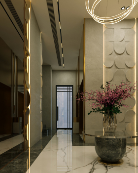 Luxurious Main Entrance Of residential building KSA