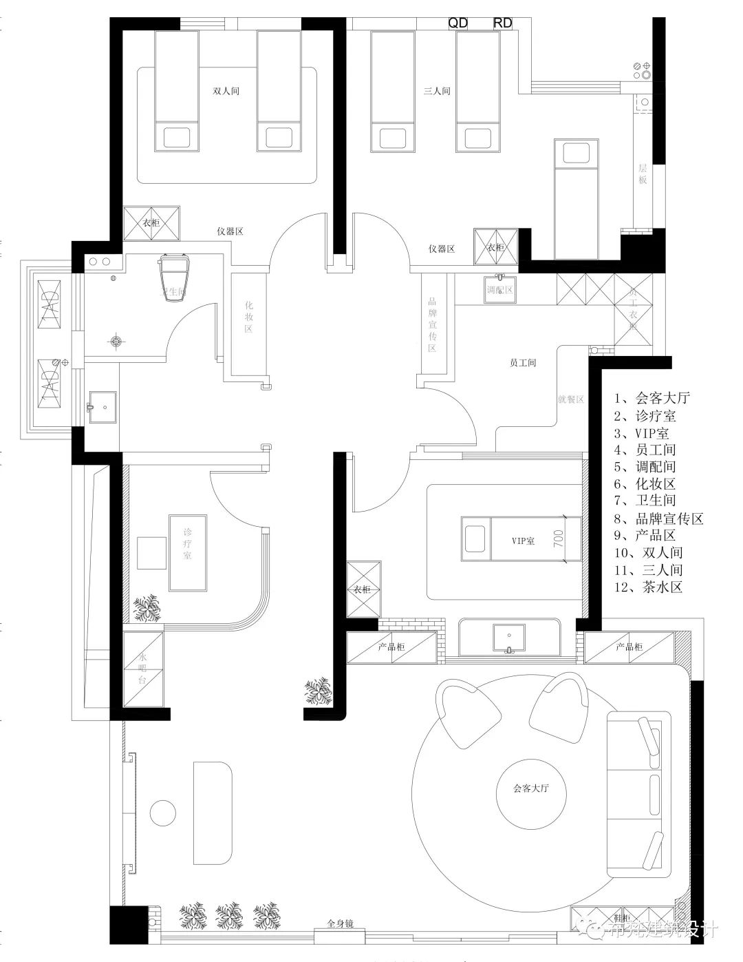 苗芳清颜美容中心丨中国宿州丨布梵设计事务所-18
