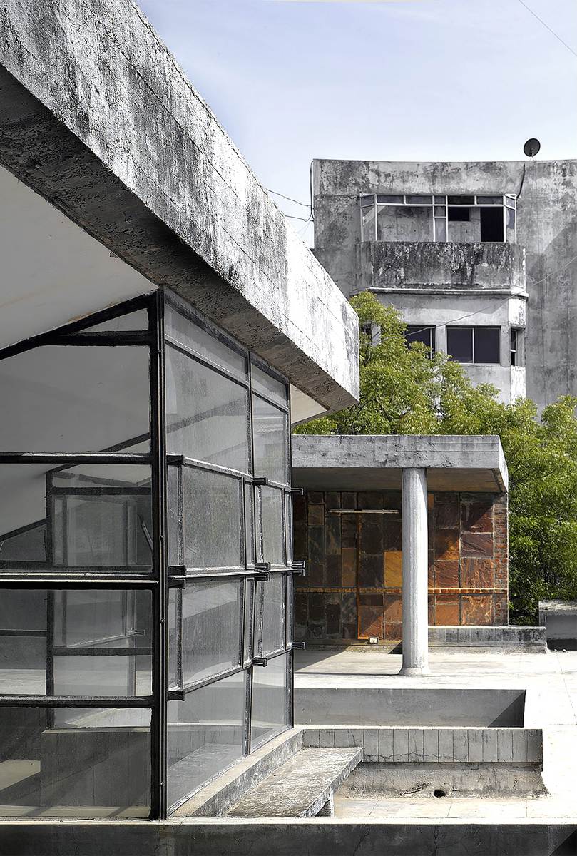 印度阿默达巴德纺织厂总部大楼-17