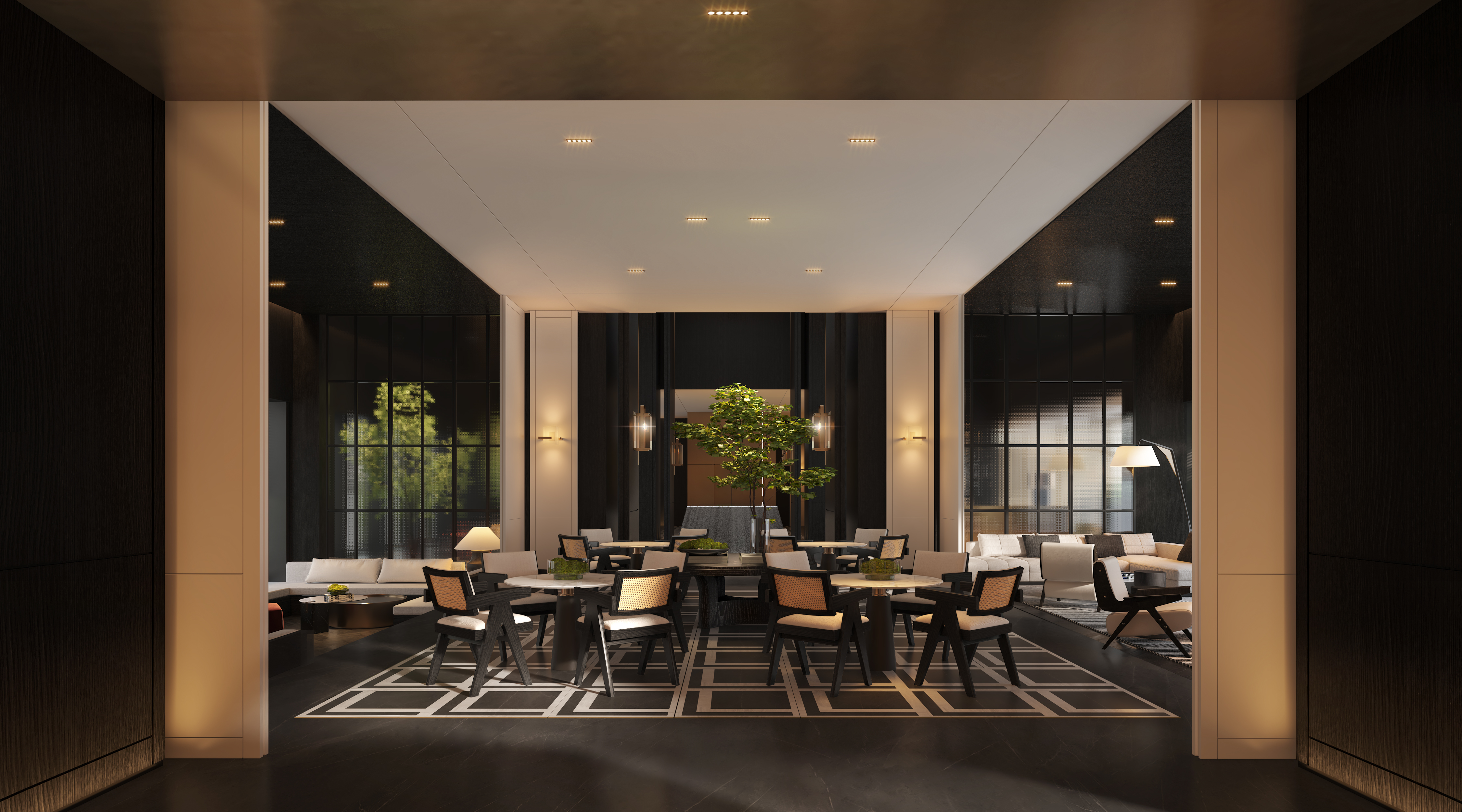 售楼处表现丨李益中空间设计-11