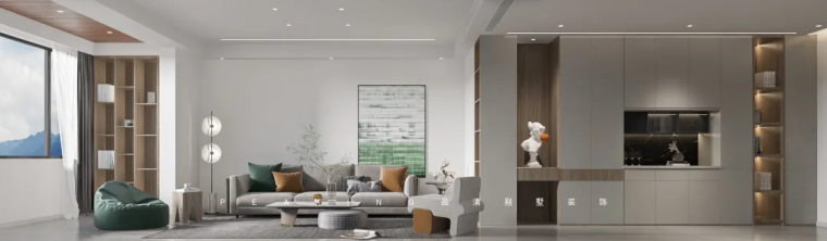 别墅装修 · 320㎡现代风格案例赏析-1