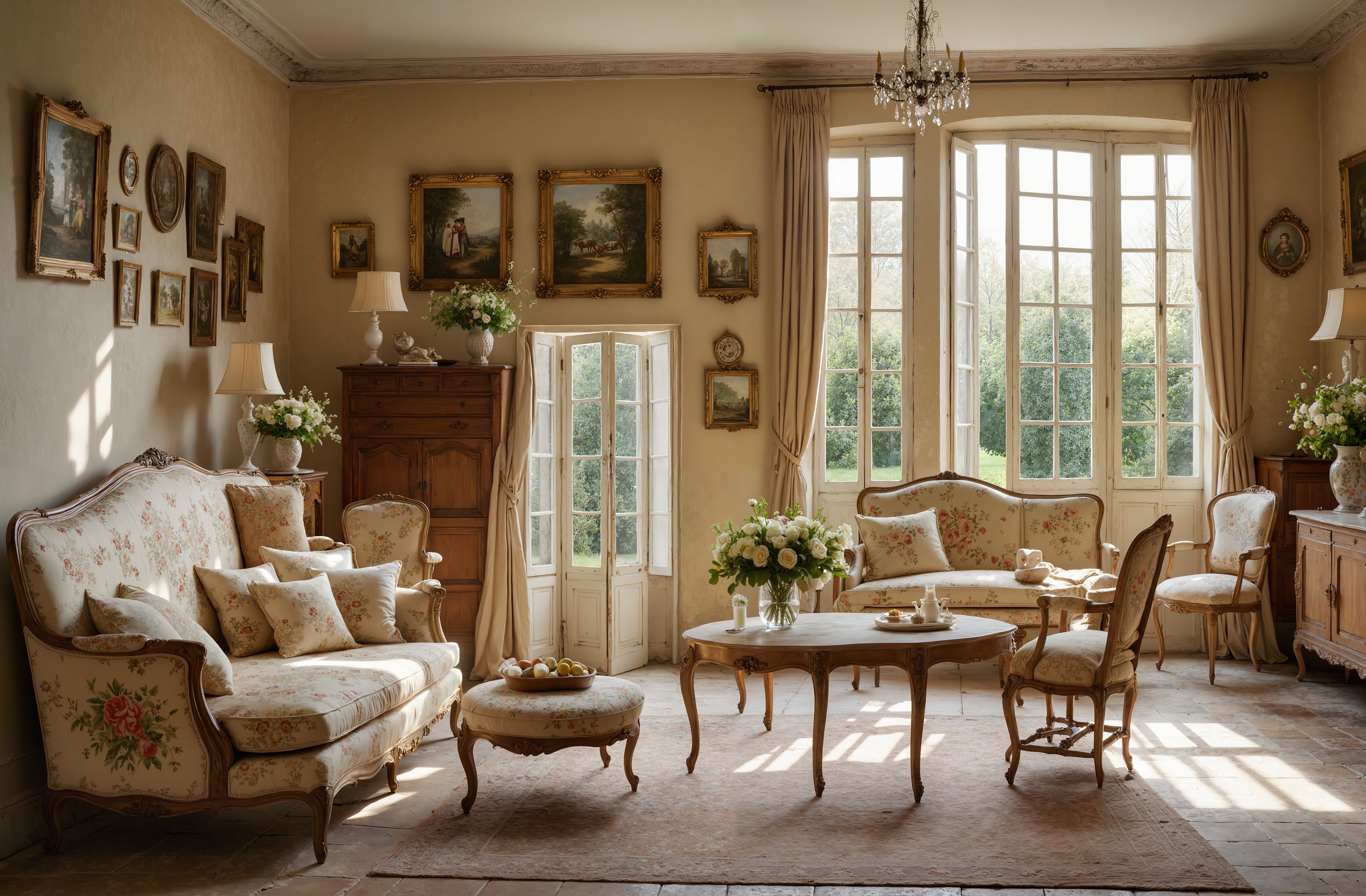 法式乡村客厅设计-7