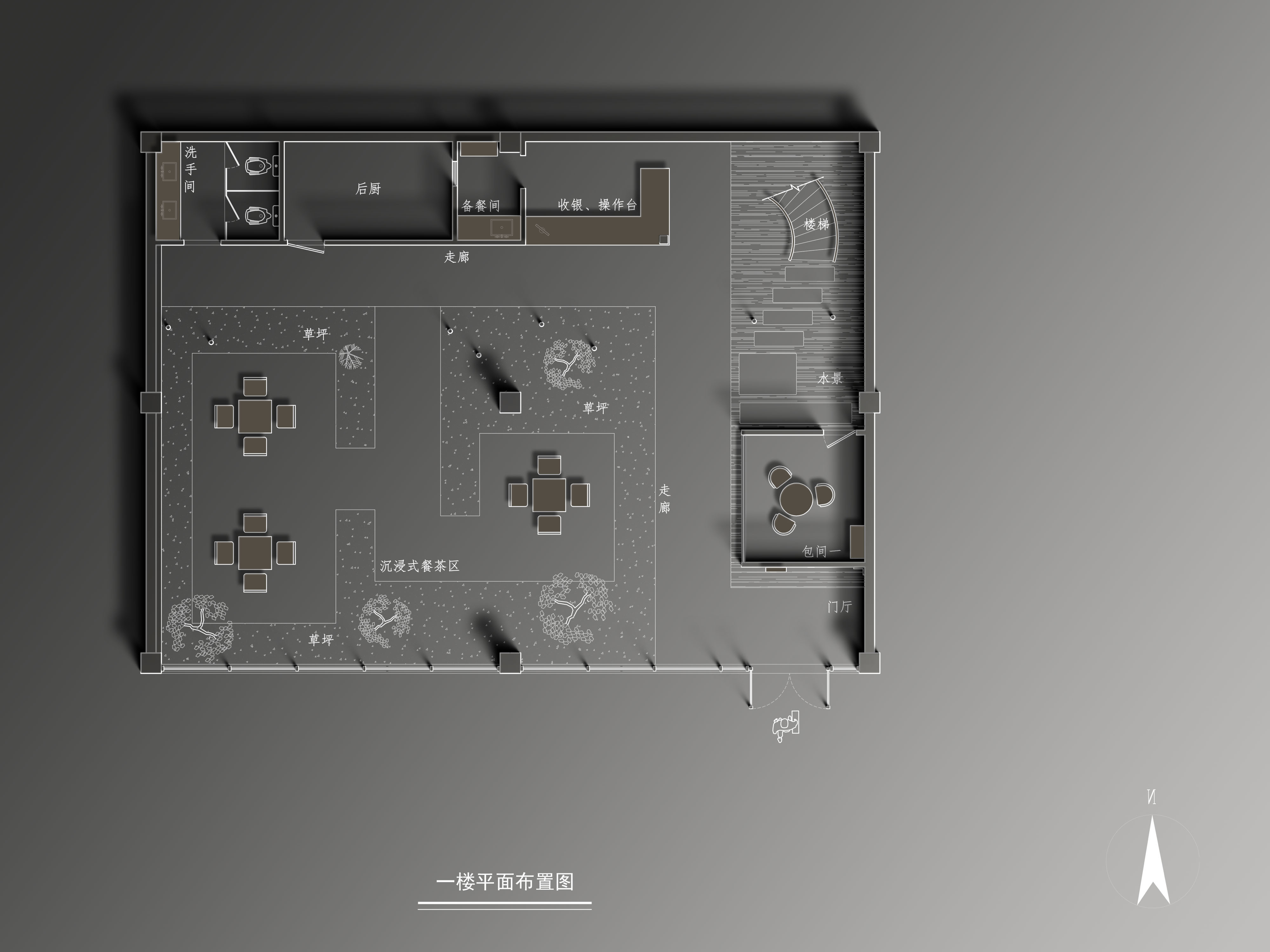 城市建筑里的花园餐厅丨盘古空间设计-21