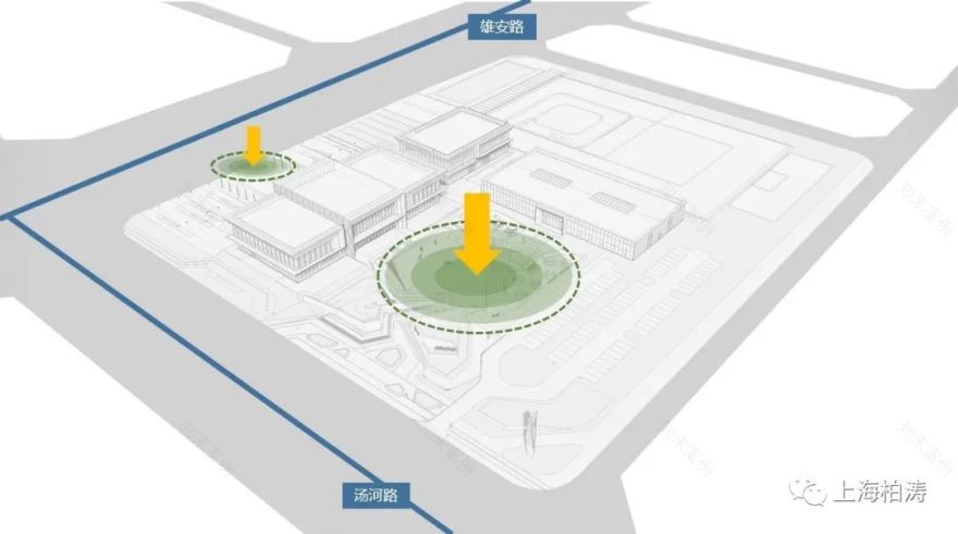 山东临沂绿地城际空间站展示中心——现代韵律，虚实结合-22