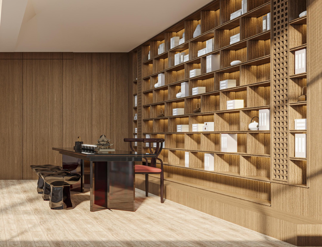 西安紫薇田园都市F区新中式风家居设计丨中国西安丨西安·大小空间设计-74