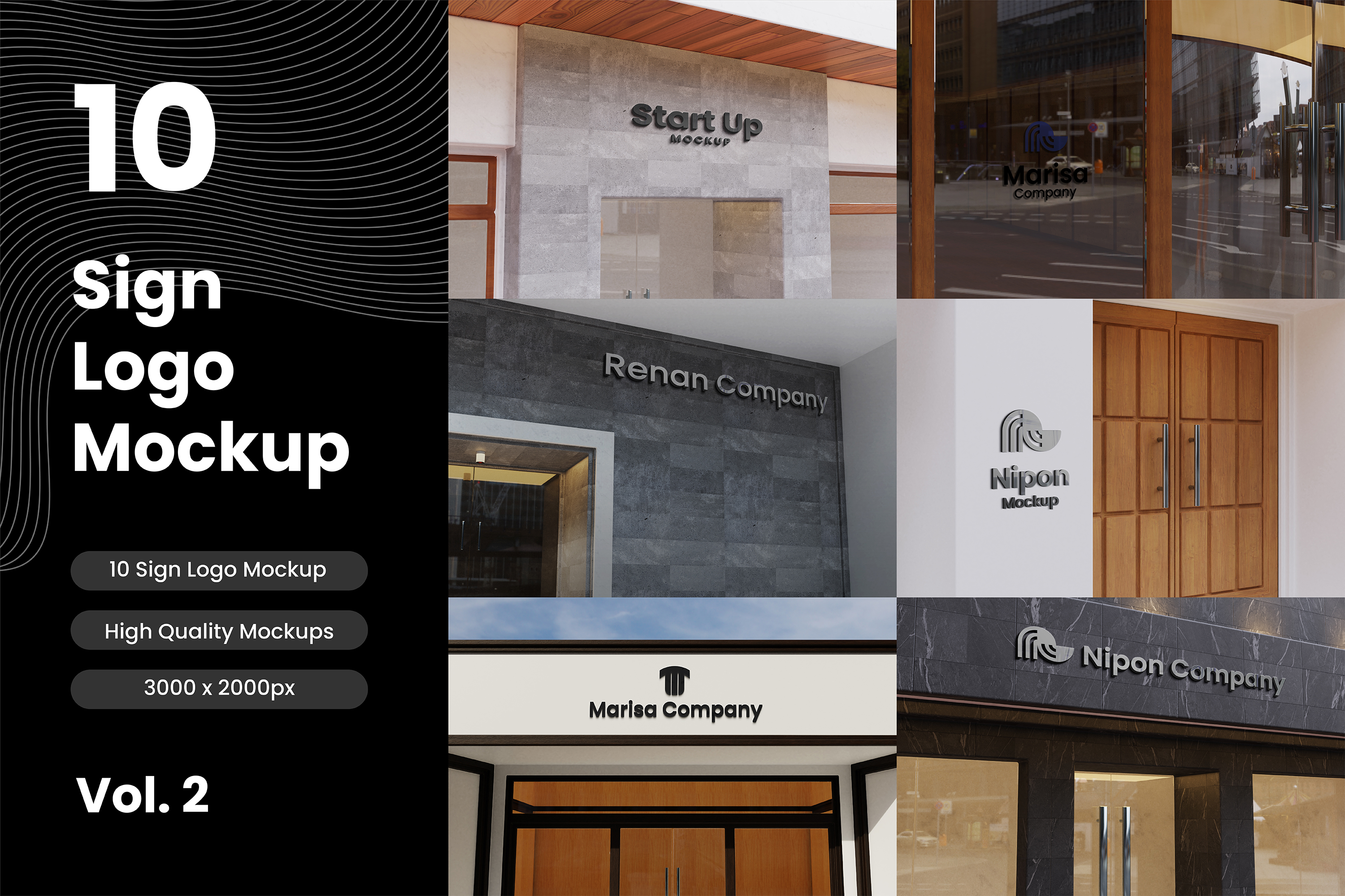 10 个标志标识模型 VOL·2-1