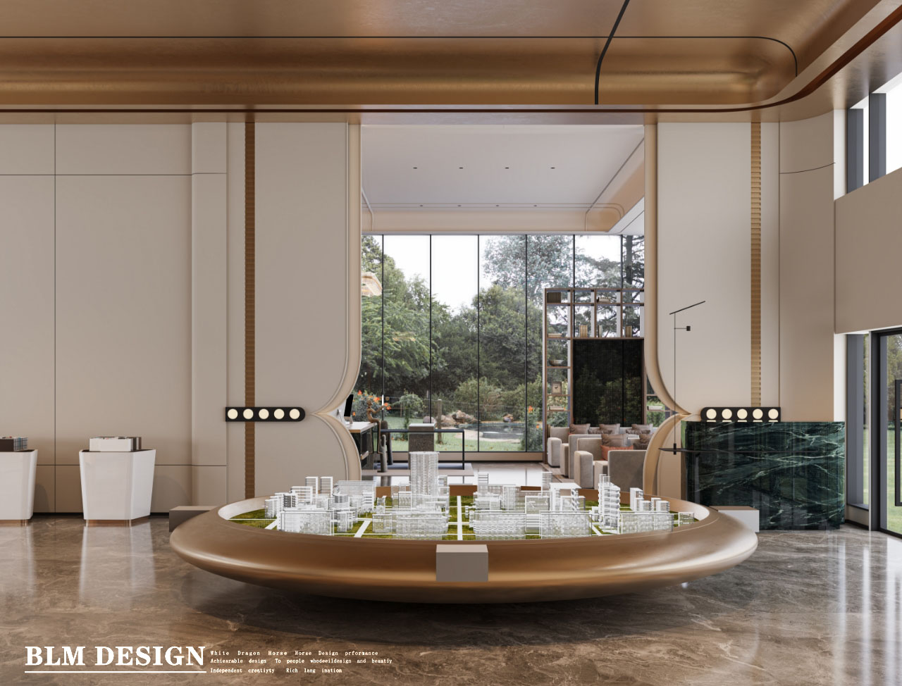 白龙马售楼处效果图制作-10