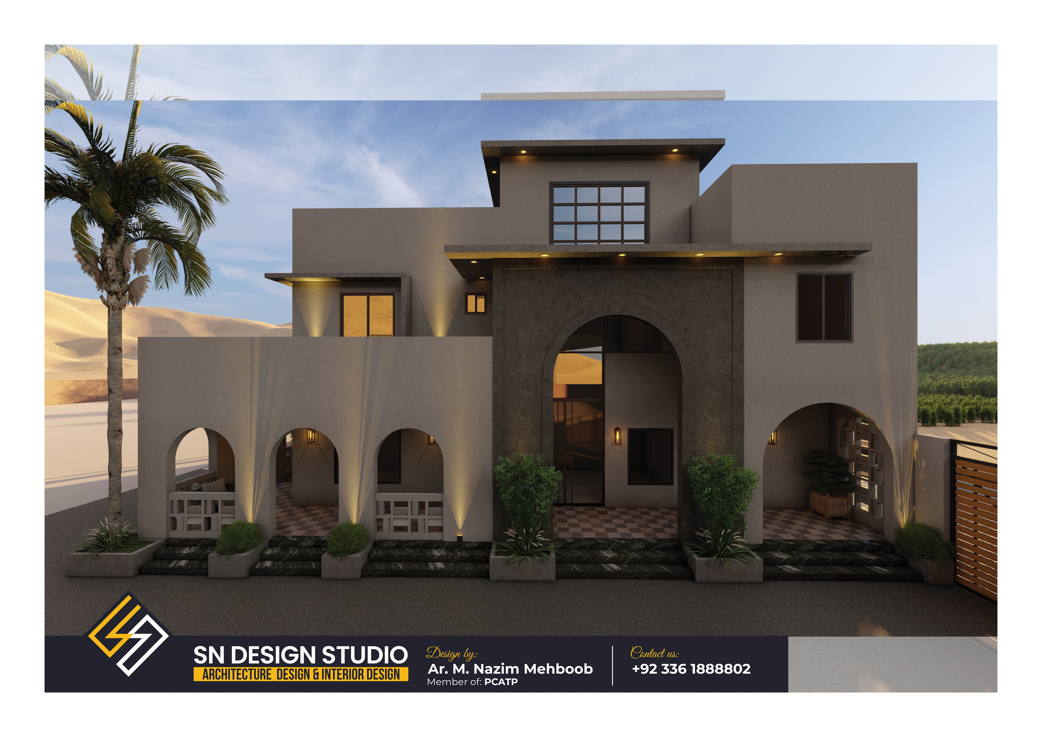 古典办公加居住丨巴基斯坦丨sndesignstudio-8