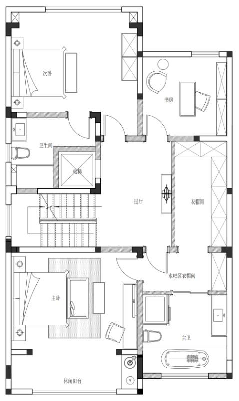 《依云水岸》高品质住宅设计丨B&W DESIGN-40