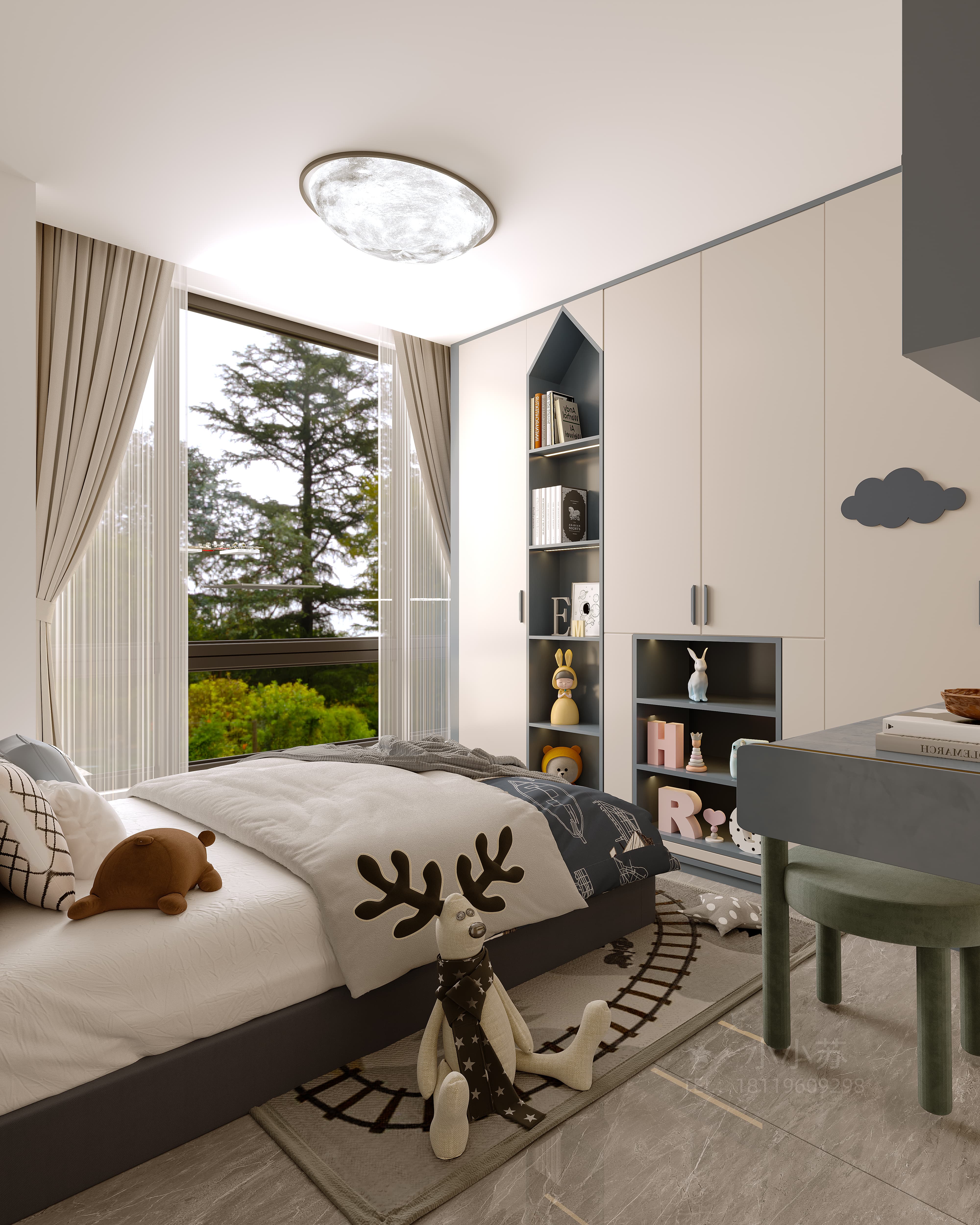 现代别墅丨中高端效果案例-3