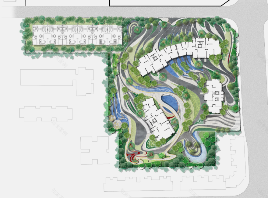 中国铁建西派浣花 | 行云流水书法景观的现代演绎-33