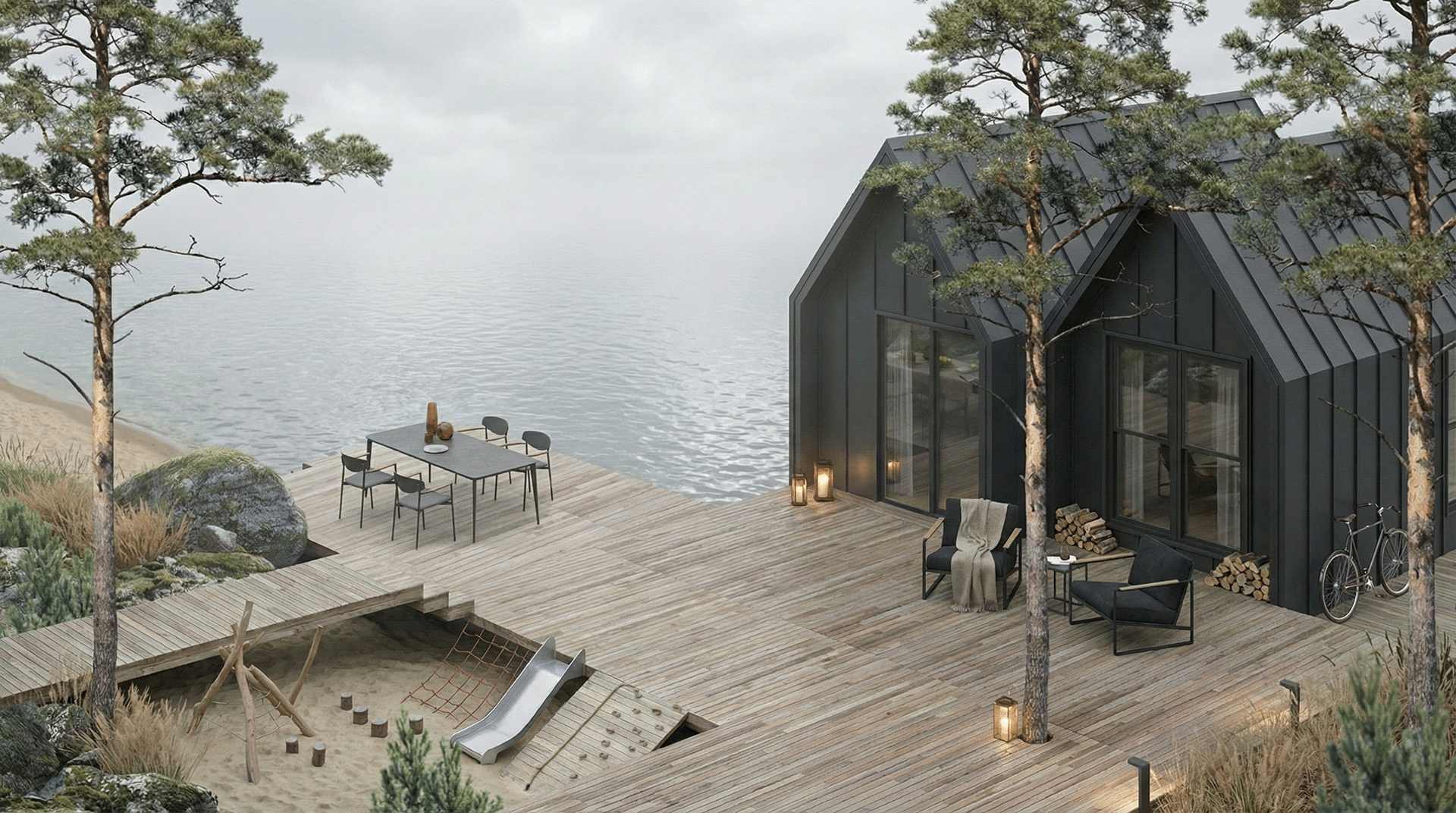 Дом у озера（湖边的房子）丨俄罗斯-0