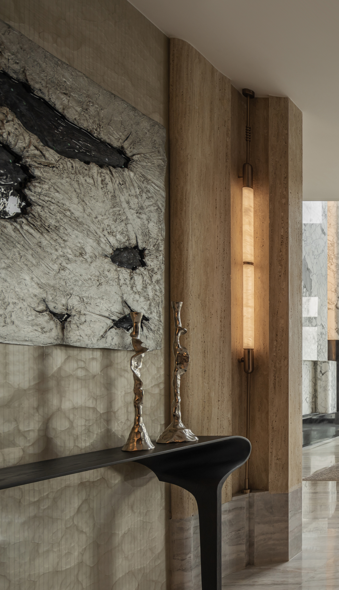 奥迅X新作｜流动艺术馆一826㎡顶层复式豪宅设计-29