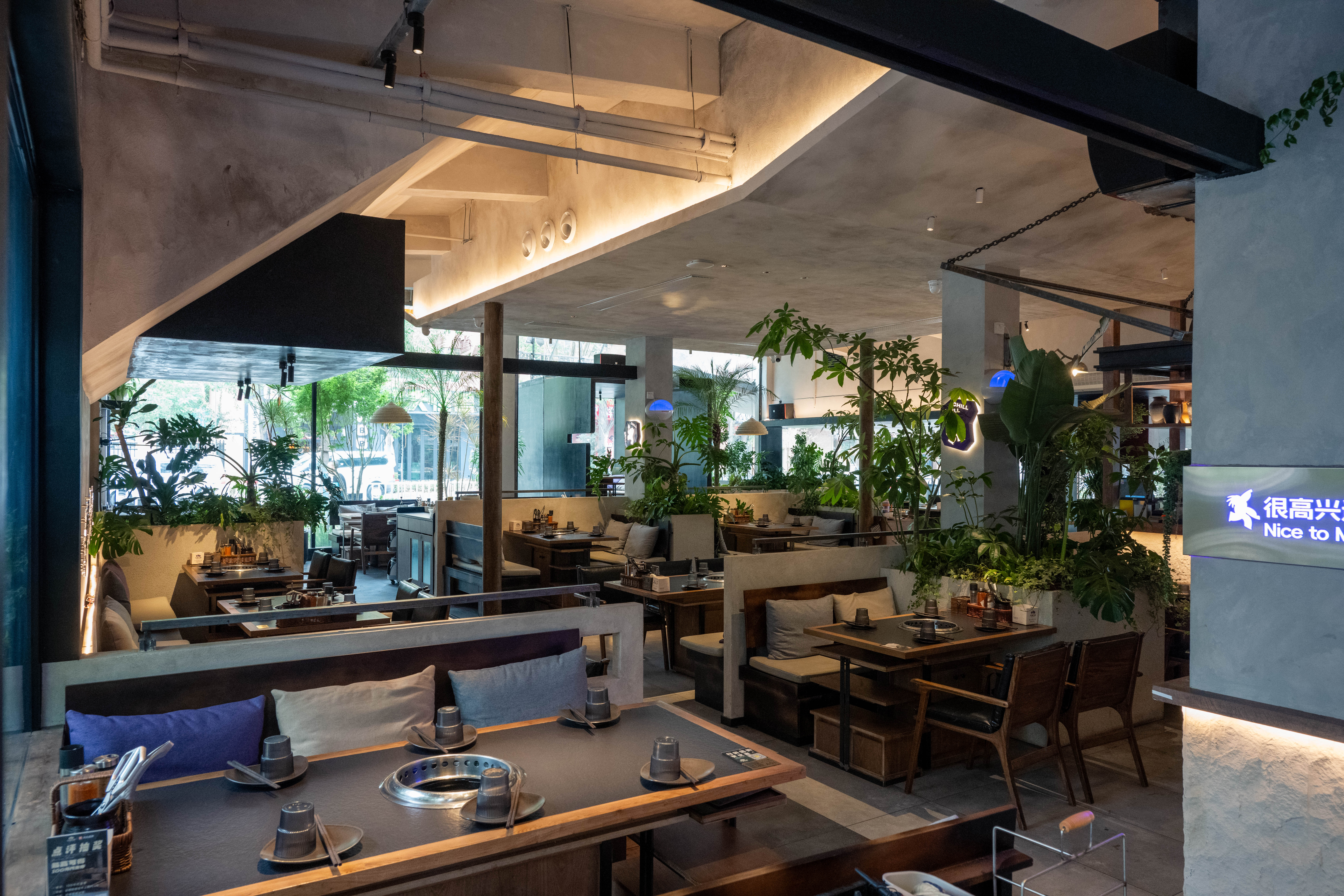 冷遇见暖融合烤肉丨中国郑州丨山野设计-33