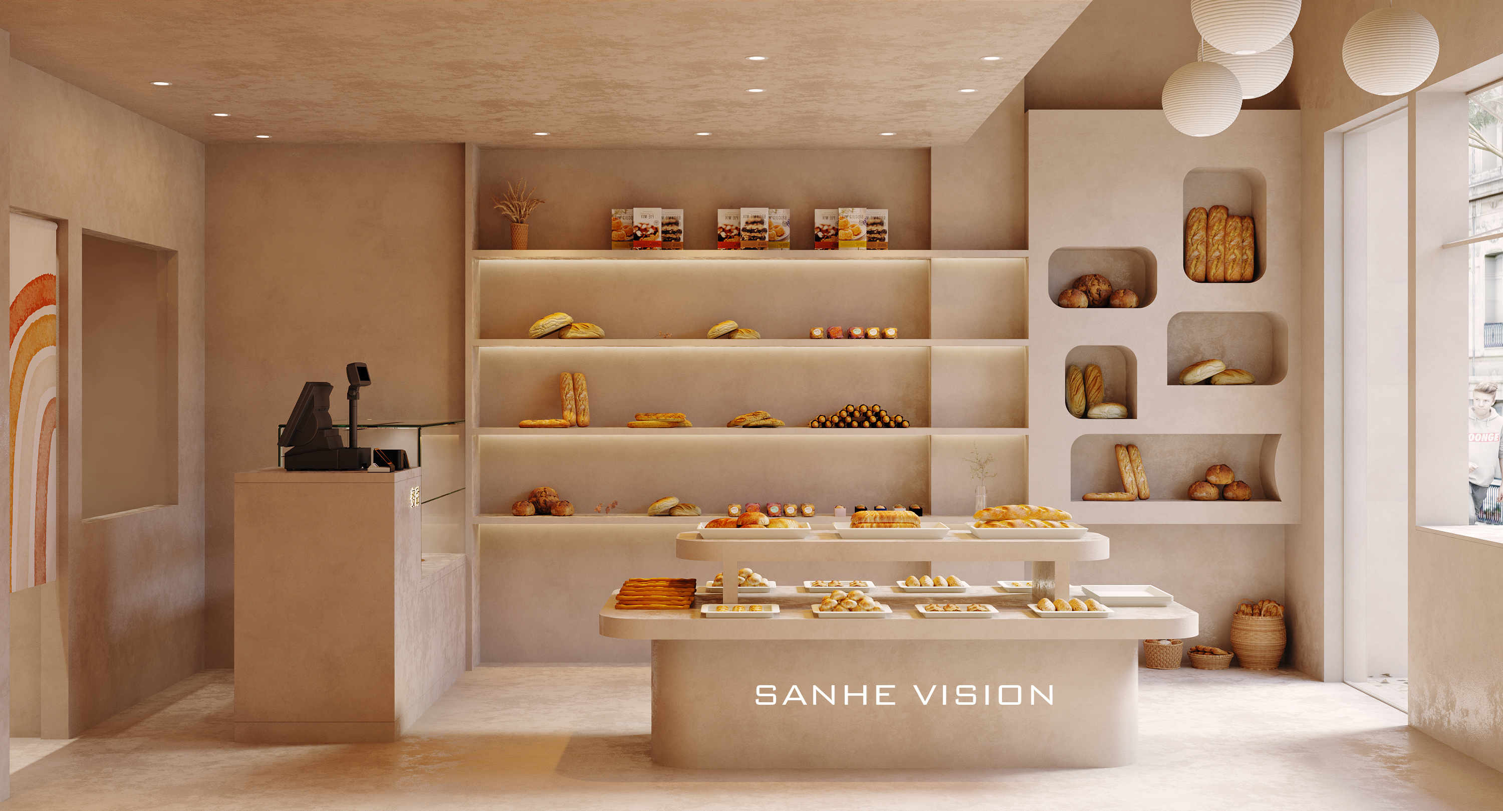 侘寂风甜品店丨SANHE VISION设计-1