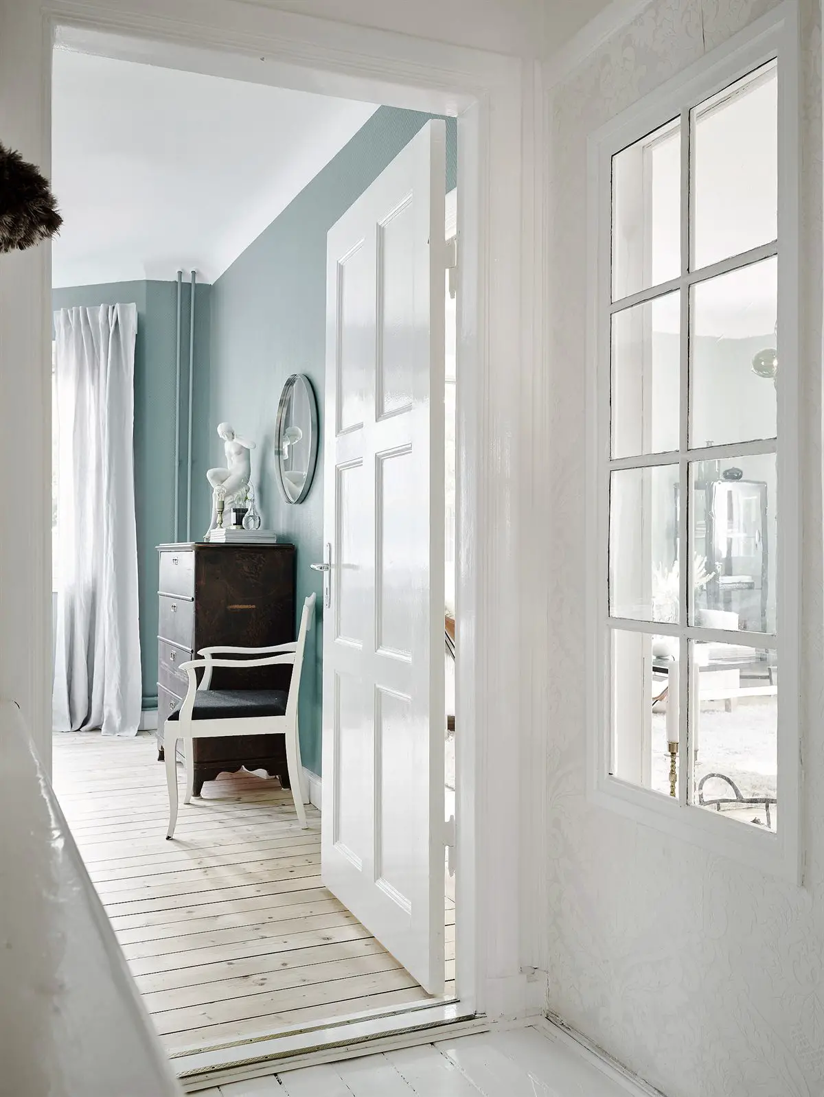 瑞典 88m²公寓 | 灰蓝交融的温馨 Scandinavian 风-17