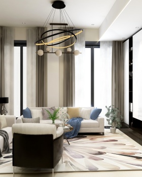 Living & Dining Room "Scandinavian Contemporary Style"