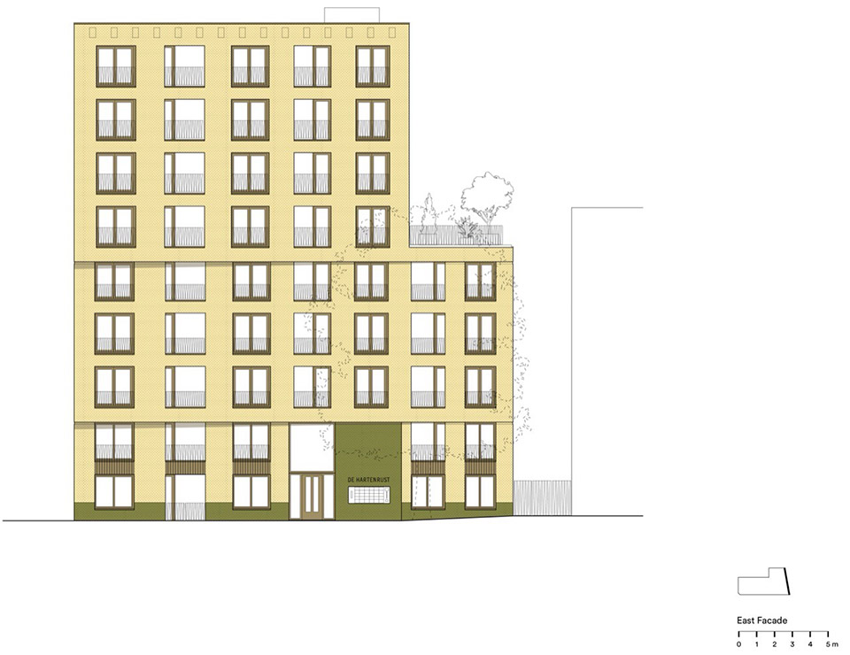 De Hartenrust住宅楼丨荷兰鹿特丹丨van Bergen Kolpa Architects-93