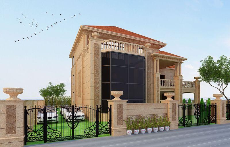 西双版纳李总欧式别墅设计-13