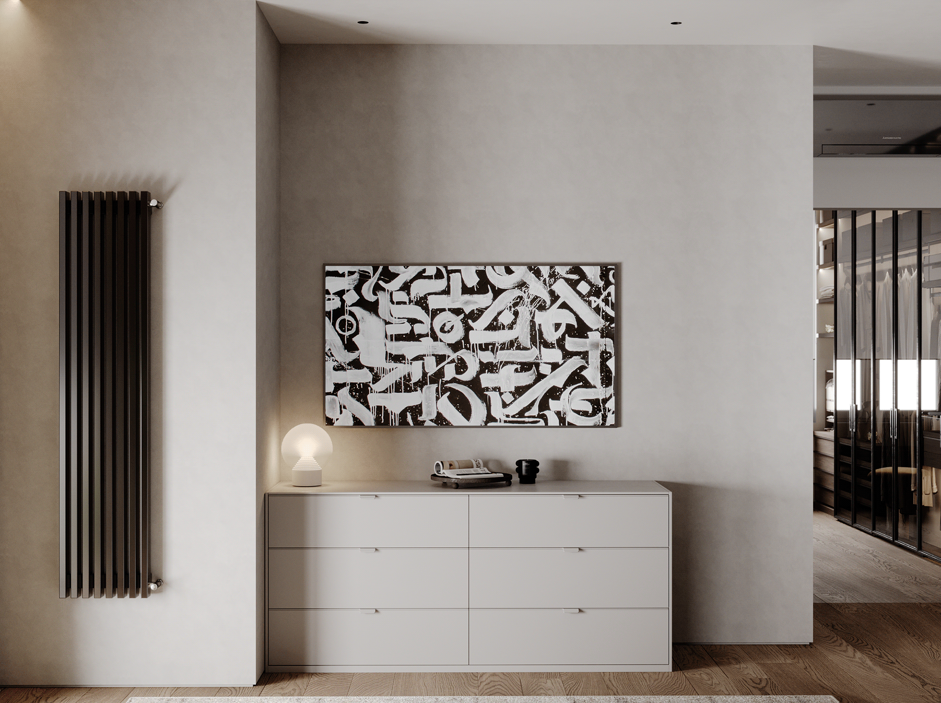 90平 开放式户型设计-26