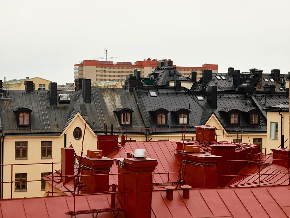 斯德哥尔摩时尚顶层公寓，玻璃隔墙成焦点-6