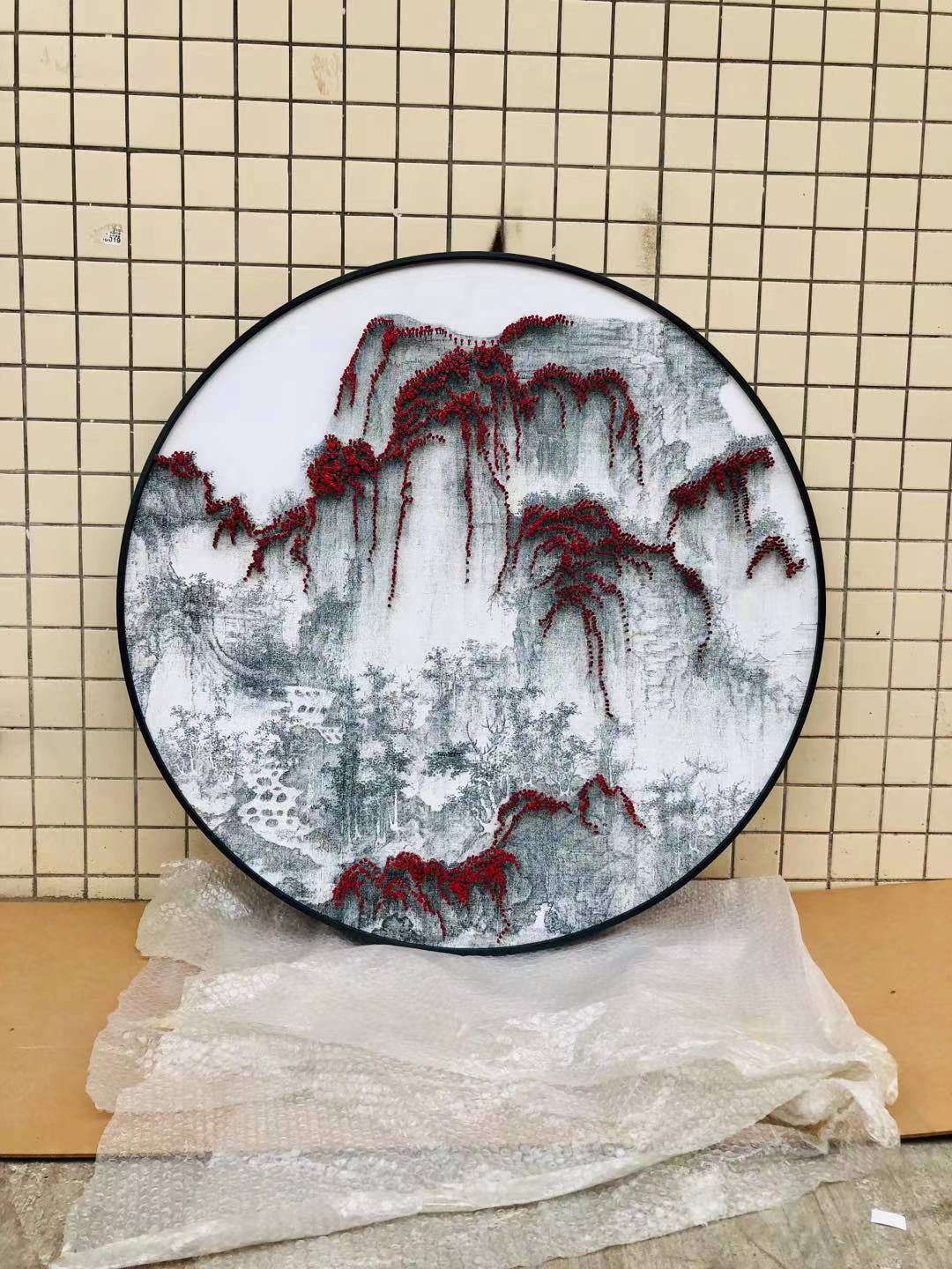 锦泓画业—实物钉子画-3