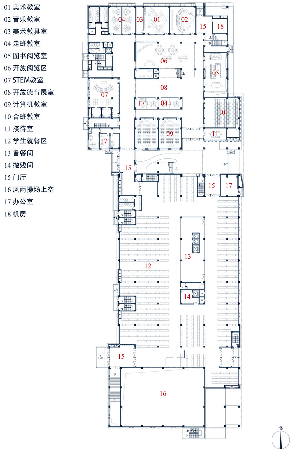 长春力旺高中校园综合体丨中国长春丨象外营造工作室-80