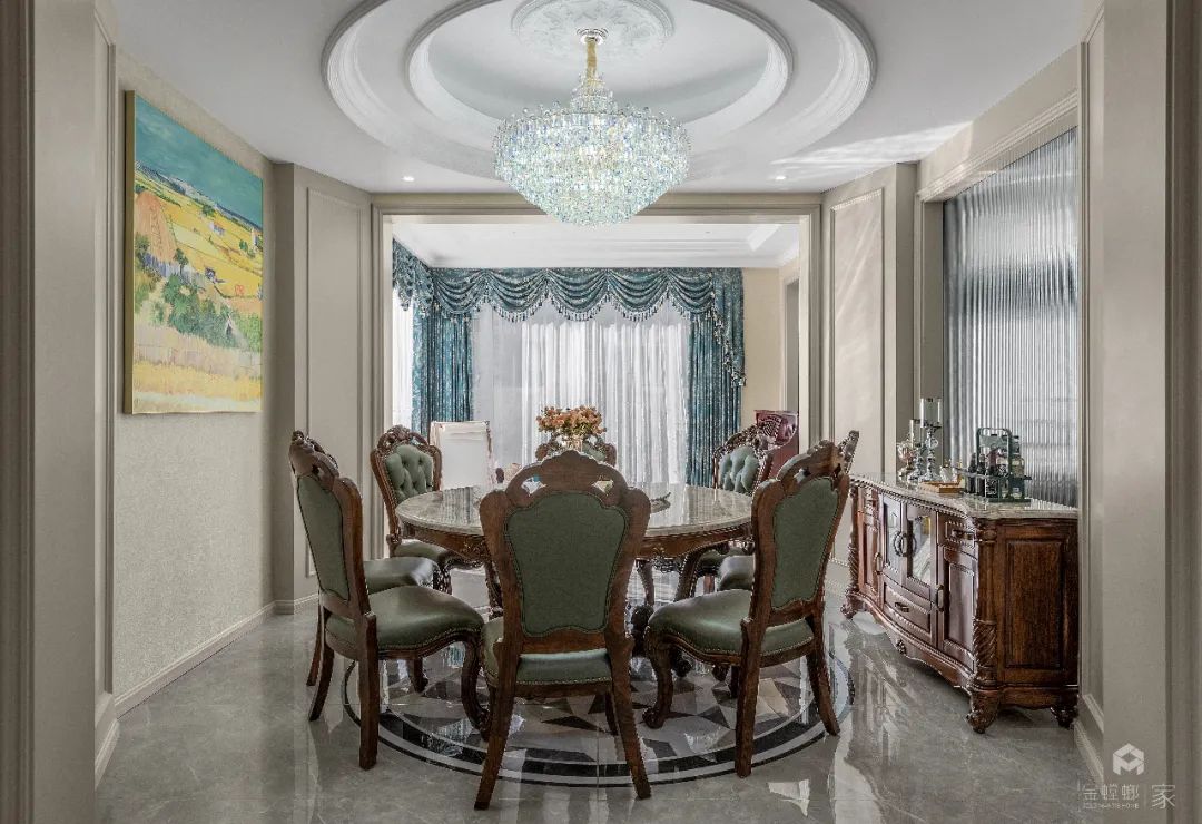 复古美式遇见浪漫法式,多元风格打造幸福之家丨金螳螂家吴中店-26